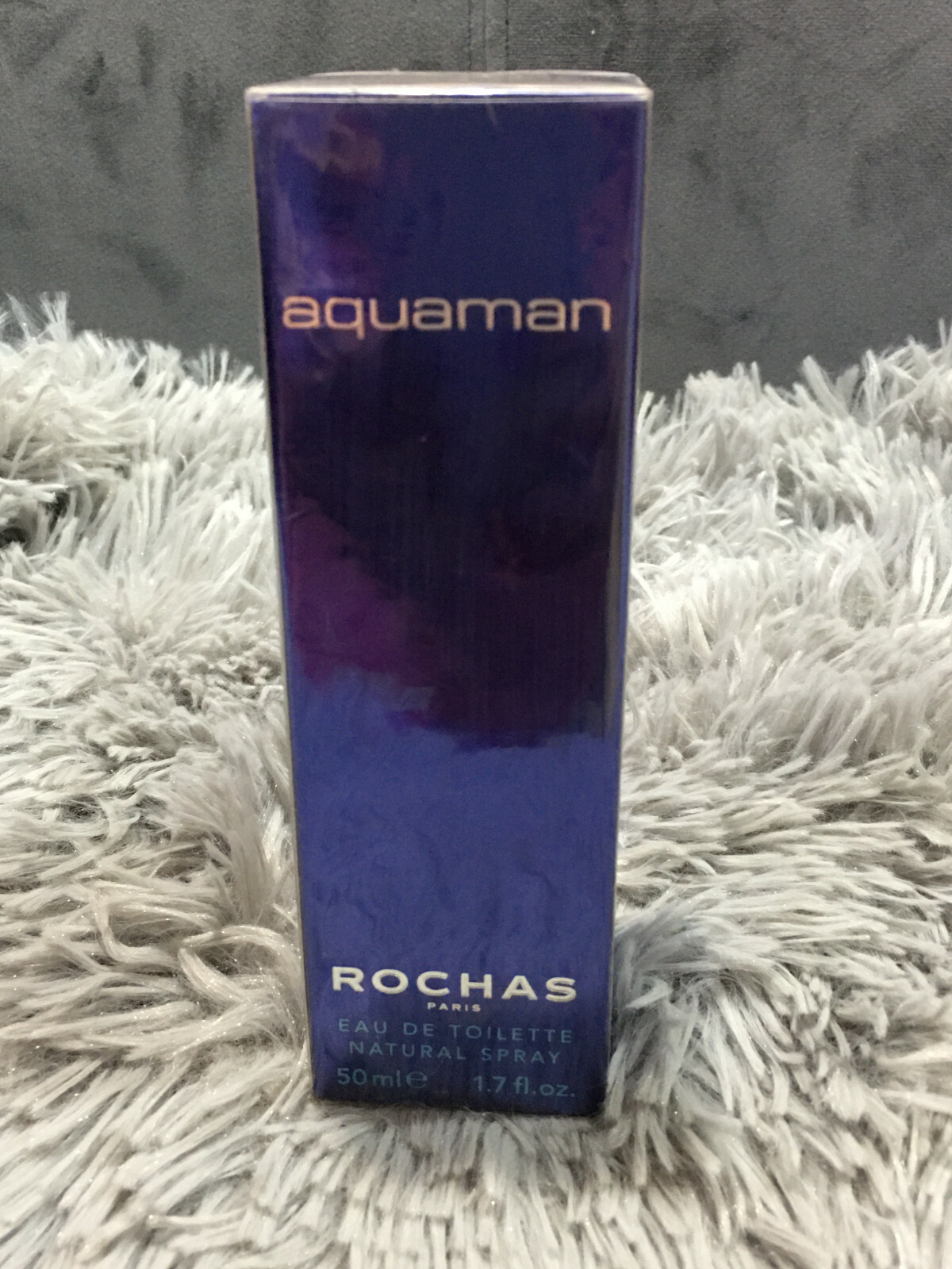 Aquaman Rochas for Men Eau de Toilette 50ml New Sealed Box Hard to Find