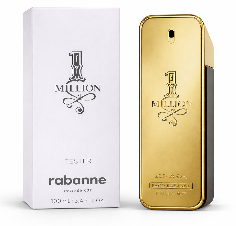 Paco Rabanne 1 Million EDT Tester Men 3.4 oz / 100ml New Authentic Fast Ship