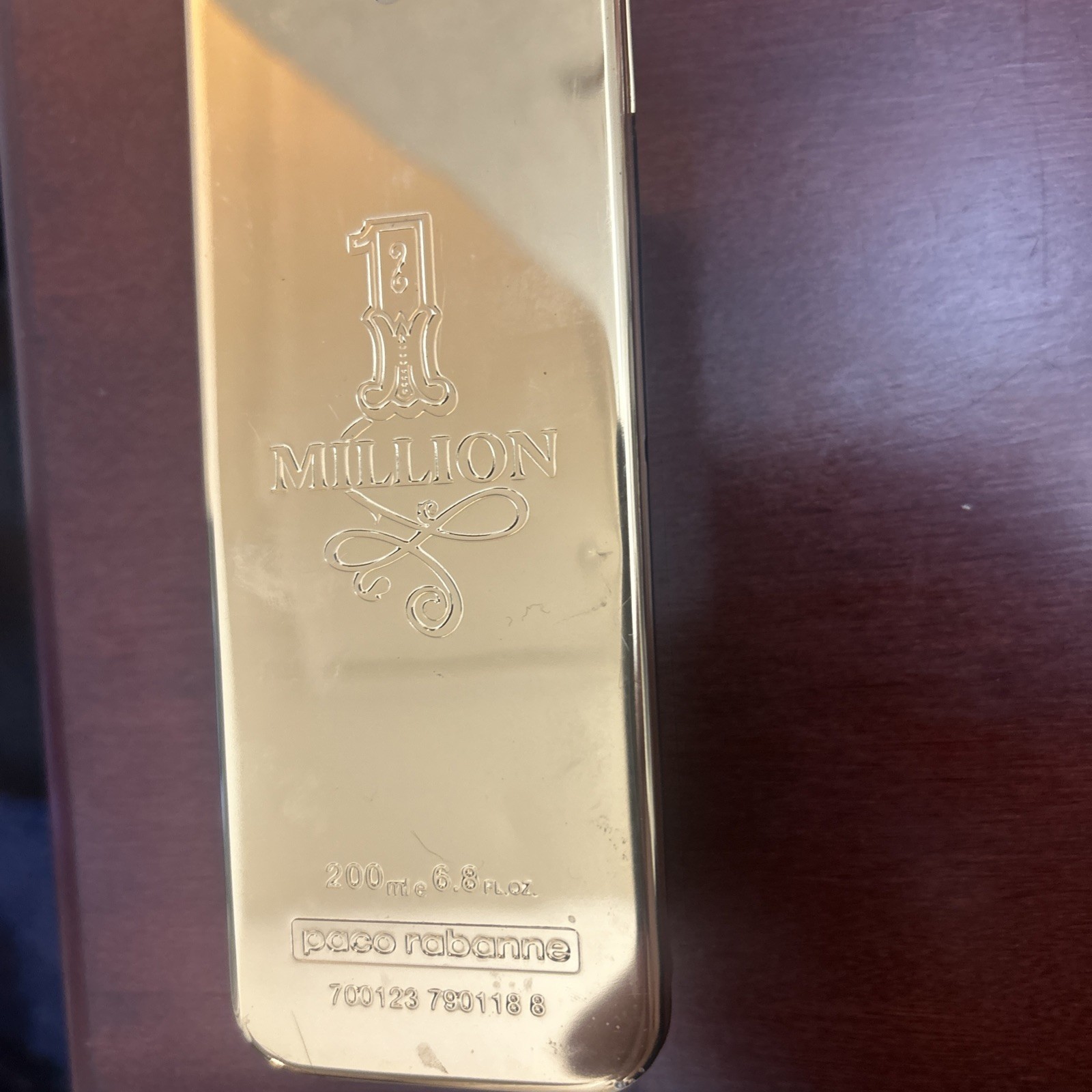 1Million by Paco Rabanne 200 Ml 6.6 fl oz Men’s Eau De Toilette.