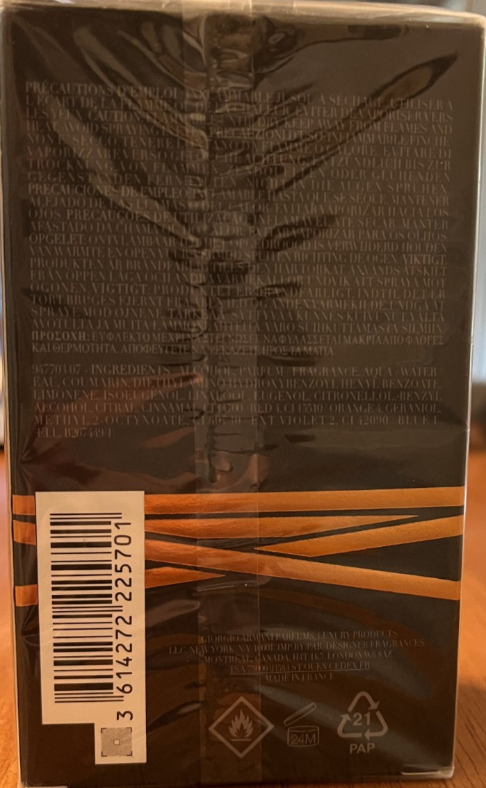 Emporio Armani Stronger With You Intensely 1.6 oz / 50ml EDP Spray Men Sealed
