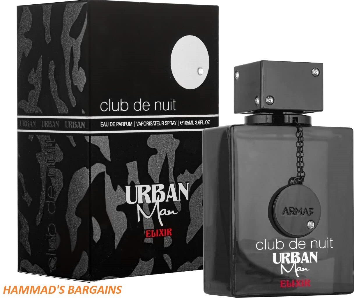 CLUB DE NUIT URBAN MAN ELIXIR EDP 3.6 OZ / 105 ML (NEW IN A BOX) SEALED