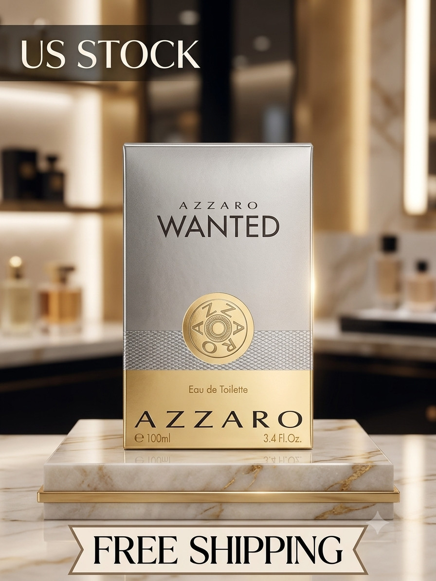 Azzaro Wanted 100ml 3.4oz EDT Men’s Cologne New In Box Sealed