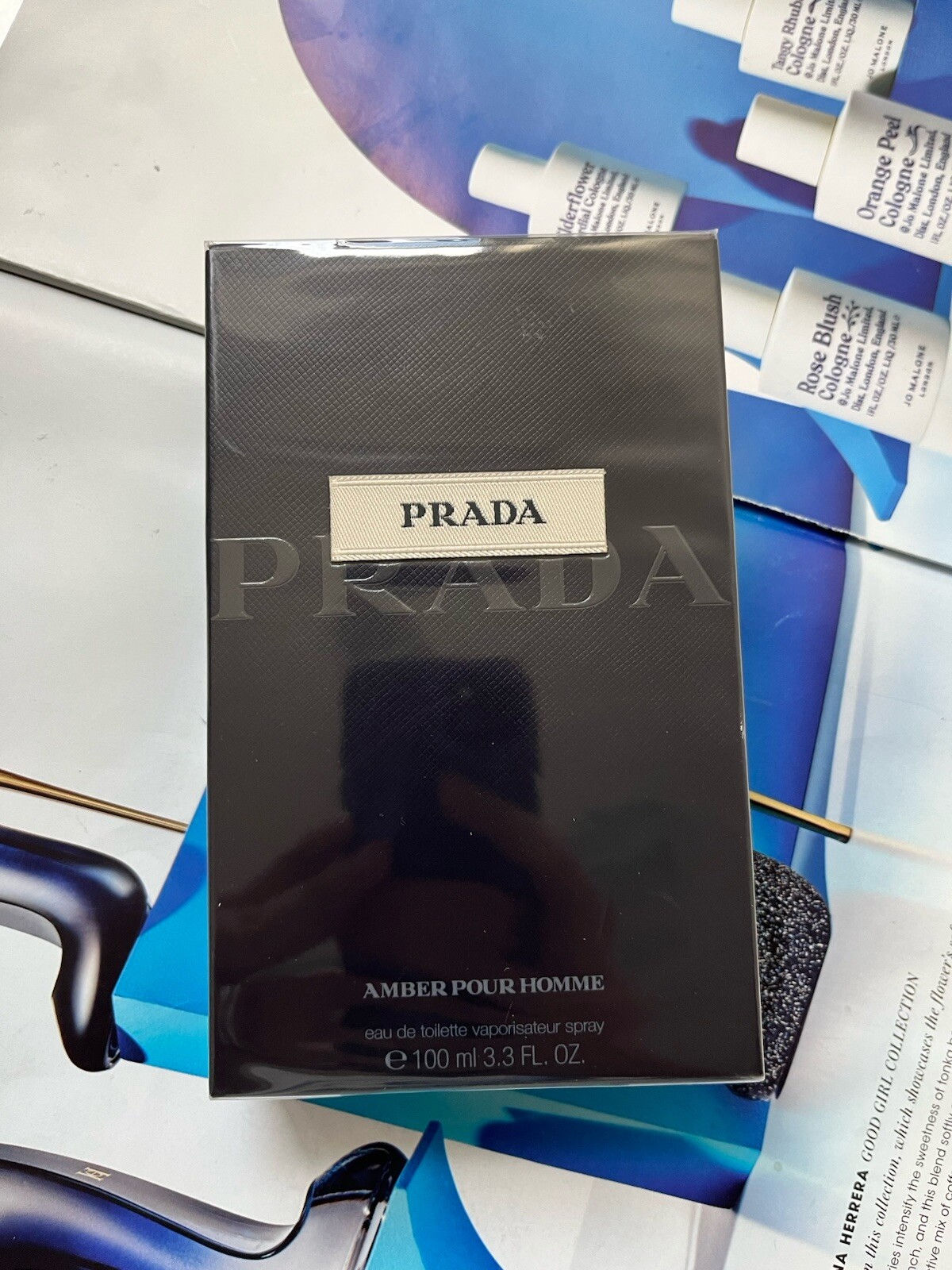 PRADA Amber Pour Homme Eau de Toilette 3.4 oz / 100 ml For Men Sealed New
