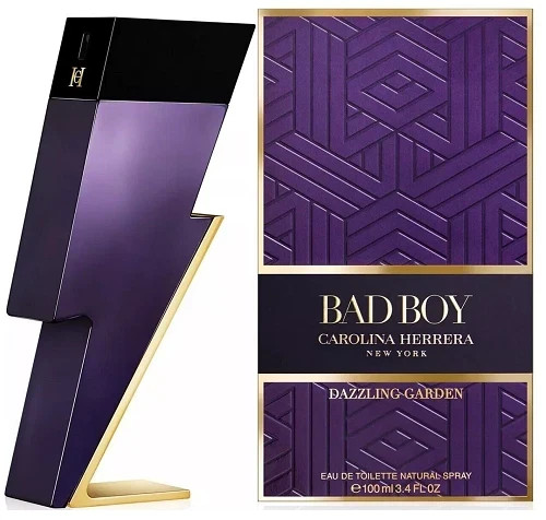 Ch Bad Boy Dazzling Garden for Men 3.4 Oz Eau De Toilette Spray Box