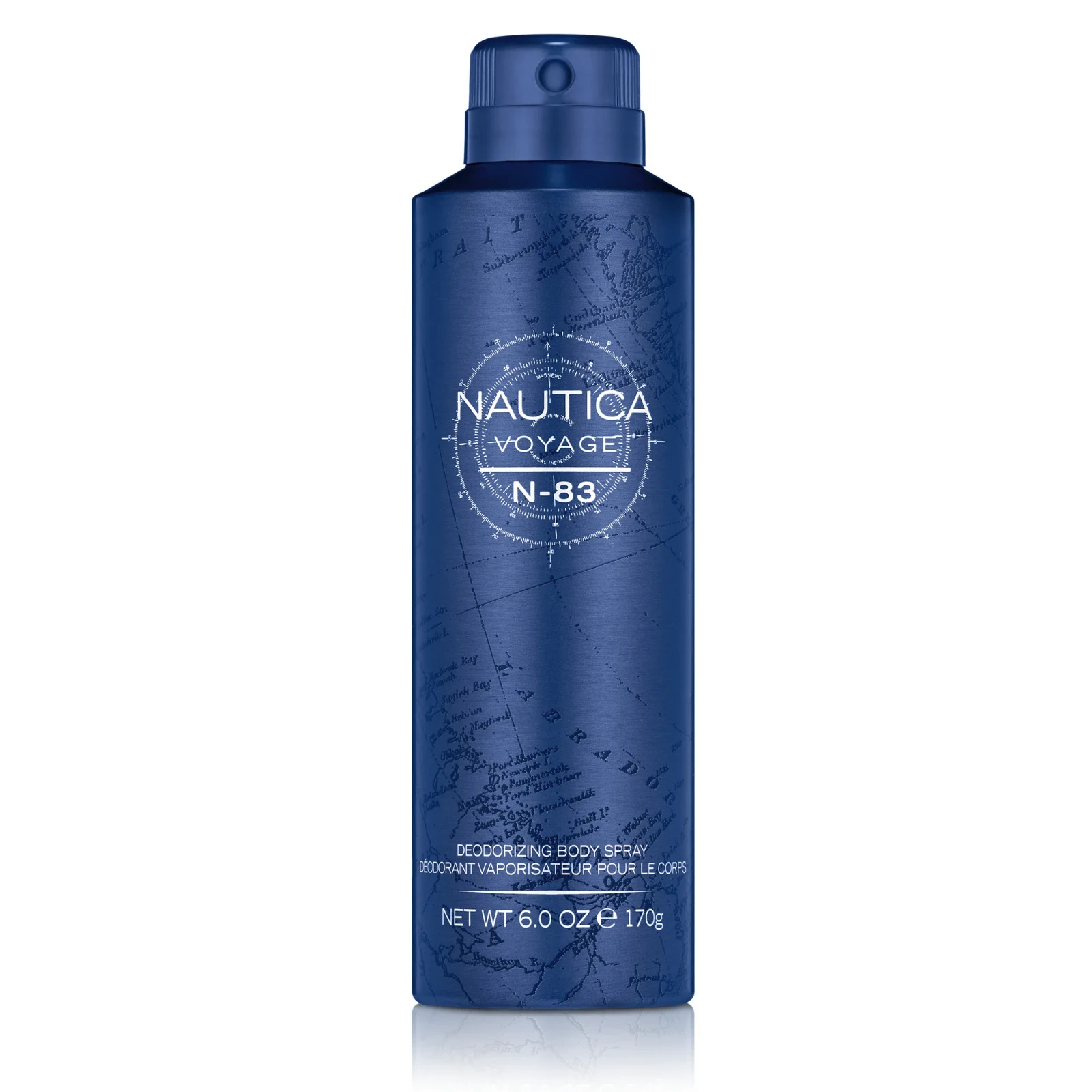 Nautica Voyage N-83 for Men 6 oz All Over Body Spray Made in USA