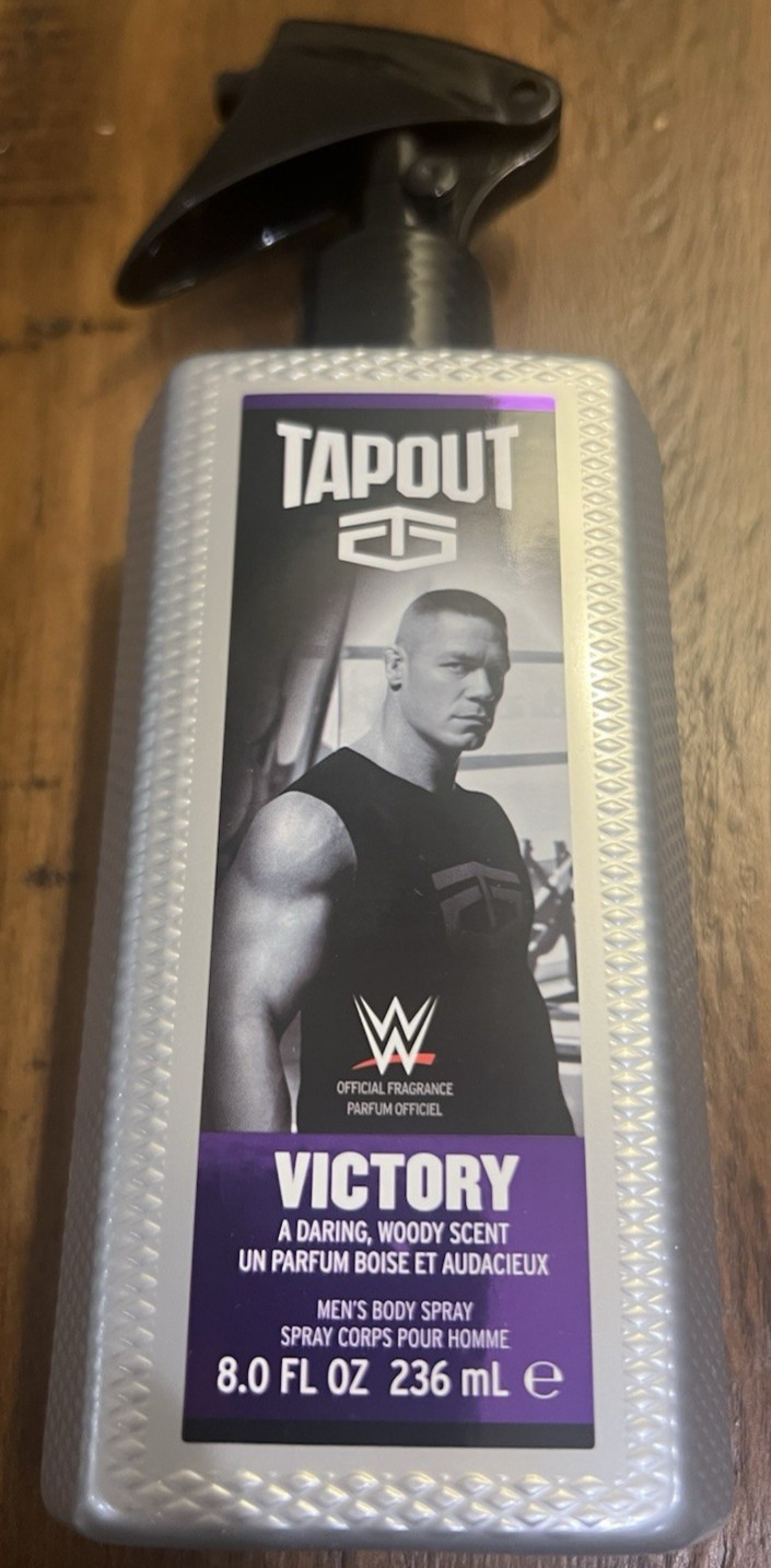 Lot of 3 Tapout Victory Men’s Body Spray 8.0 Oz WWE Official Fragrance John Cena