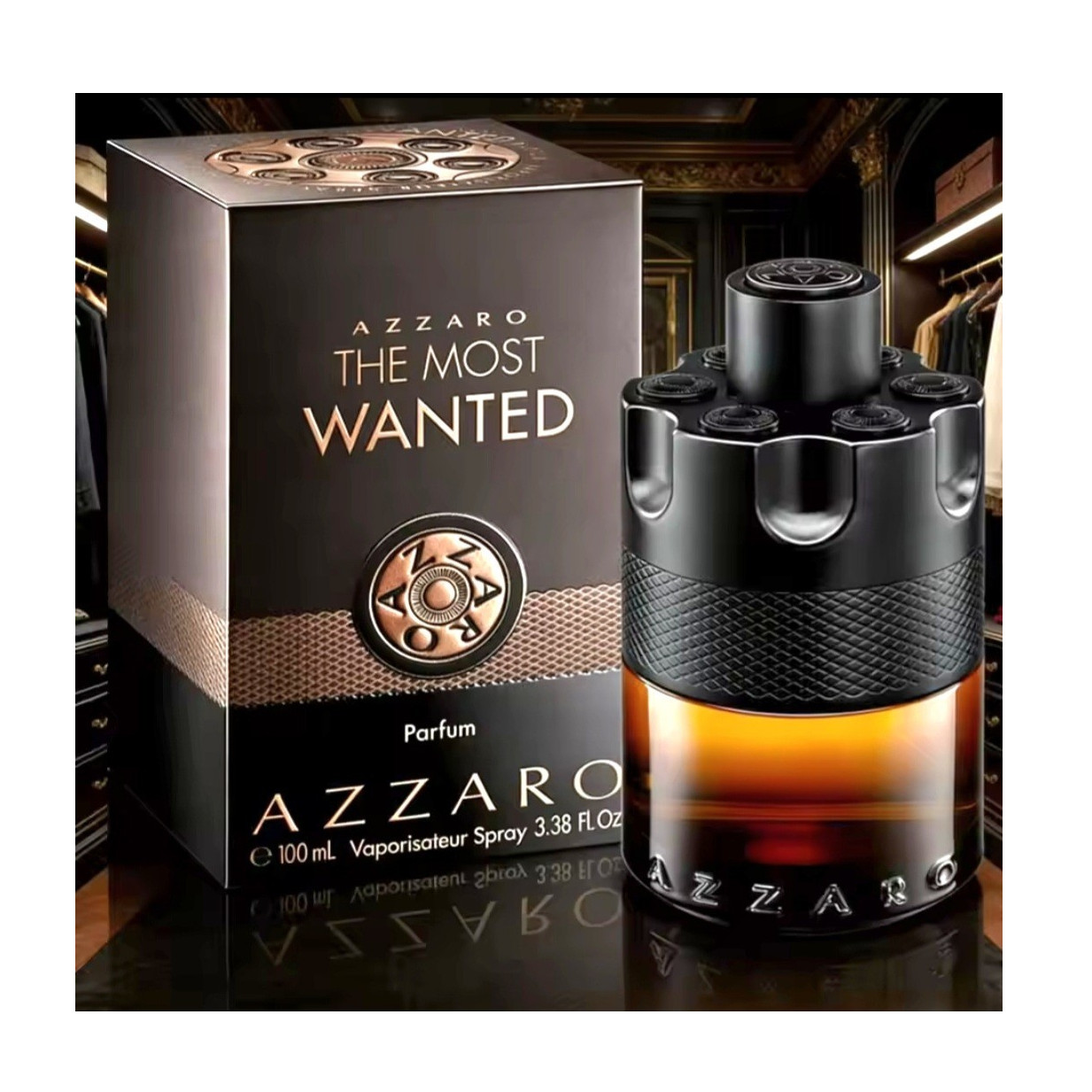 Azzaro The Most Wanted Parfum Spray 3.38 fl oz 100 ml 5.07 fl oz 150 ml