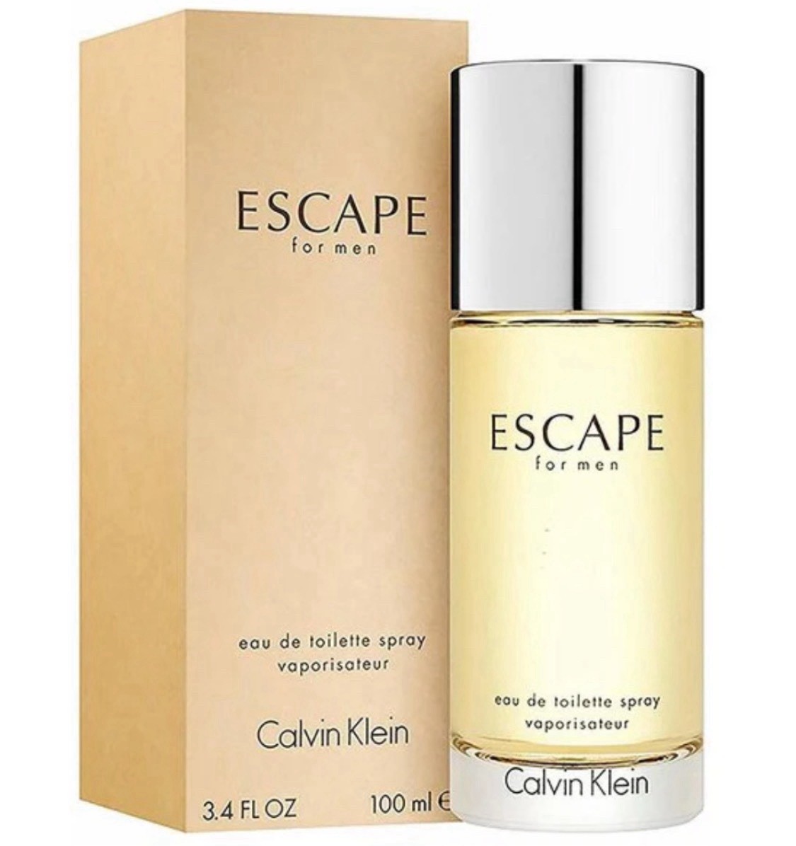 Calvin Klein Escape Eau De Toilette Fresh Aquatic Fruity Woody For Men 100 ML