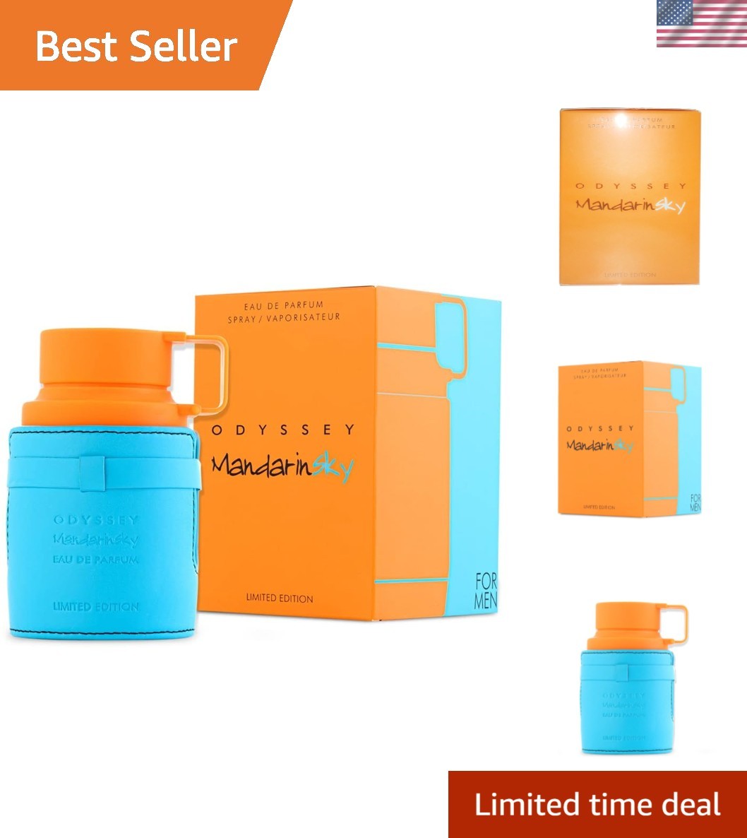 Odyssey Mandarinsky EDP: Paraben-Free, 3.4 oz Spray for Distinctive Men