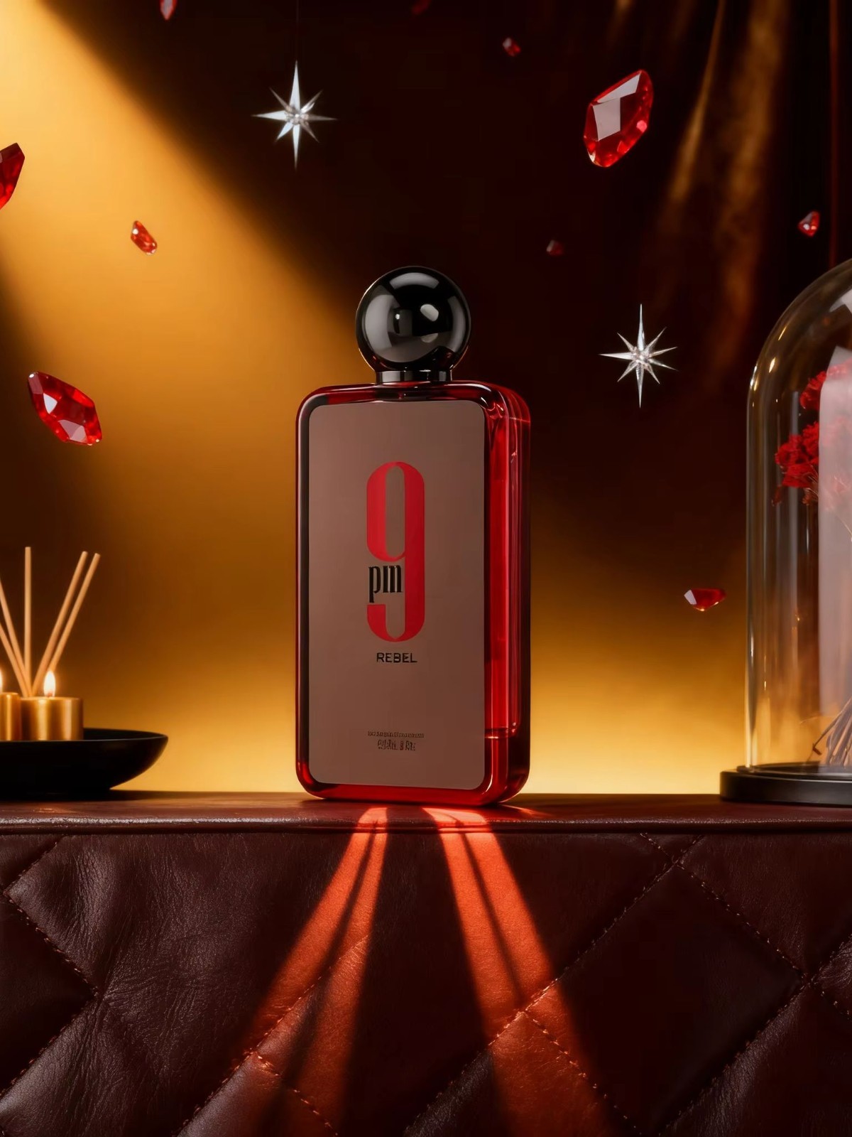 Afnan 9 PM Rebel Unisex Eau De Parfum 3.4 Fl. Oz. – Fragrance for Men And Women