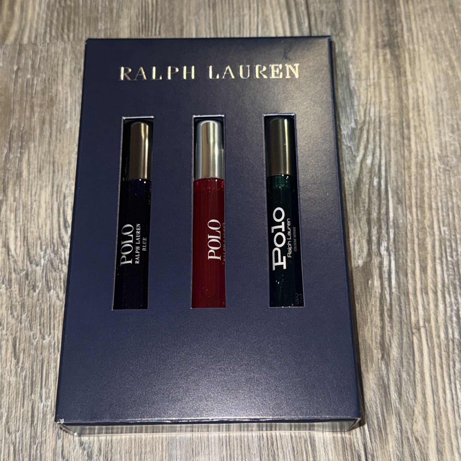 RALPH LAUREN MEN’S DEEP BLUE*POLO RED*COLOGNE INTENSE*ALL VAPORISATEUR SPRAY