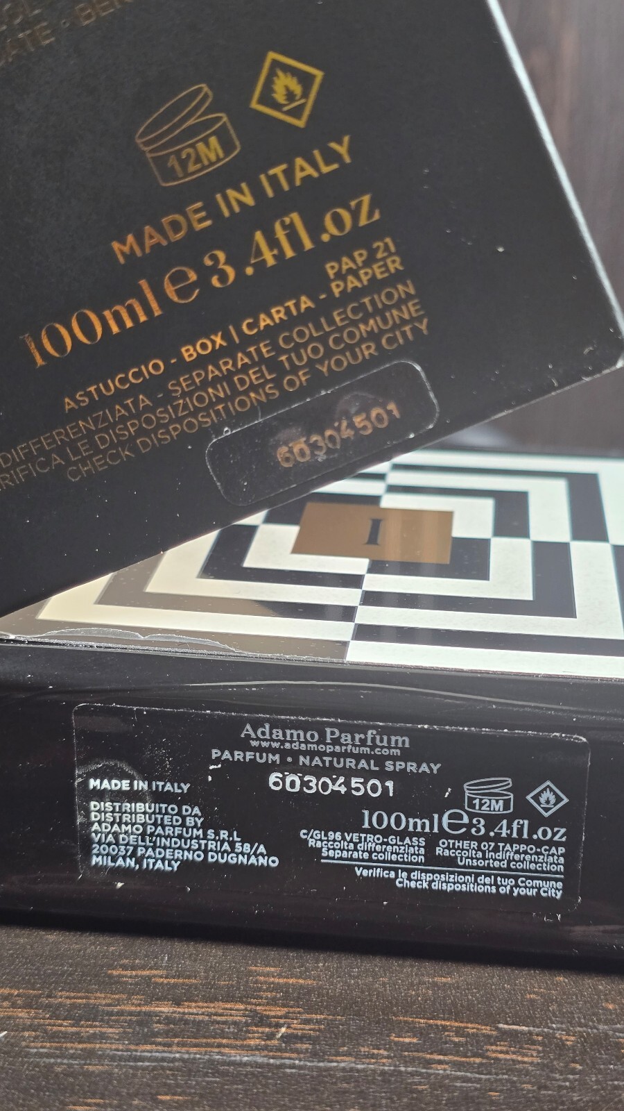 Numero I Adamo Parfum 100ml