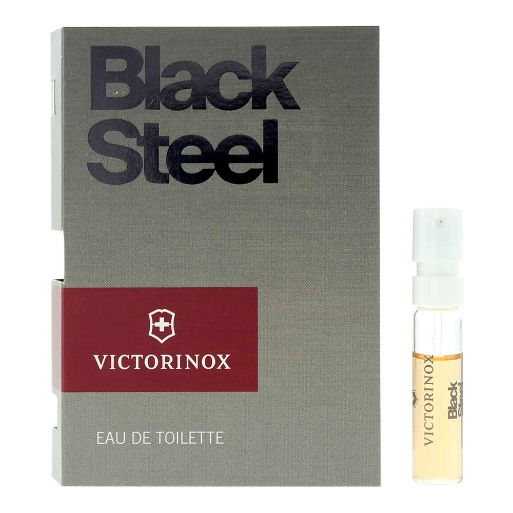 MEN’S SELLER COLLECTION 180 SWISS ARMY BLACK STEEL 2 ML EDT SPRAY SAMPLE MEN