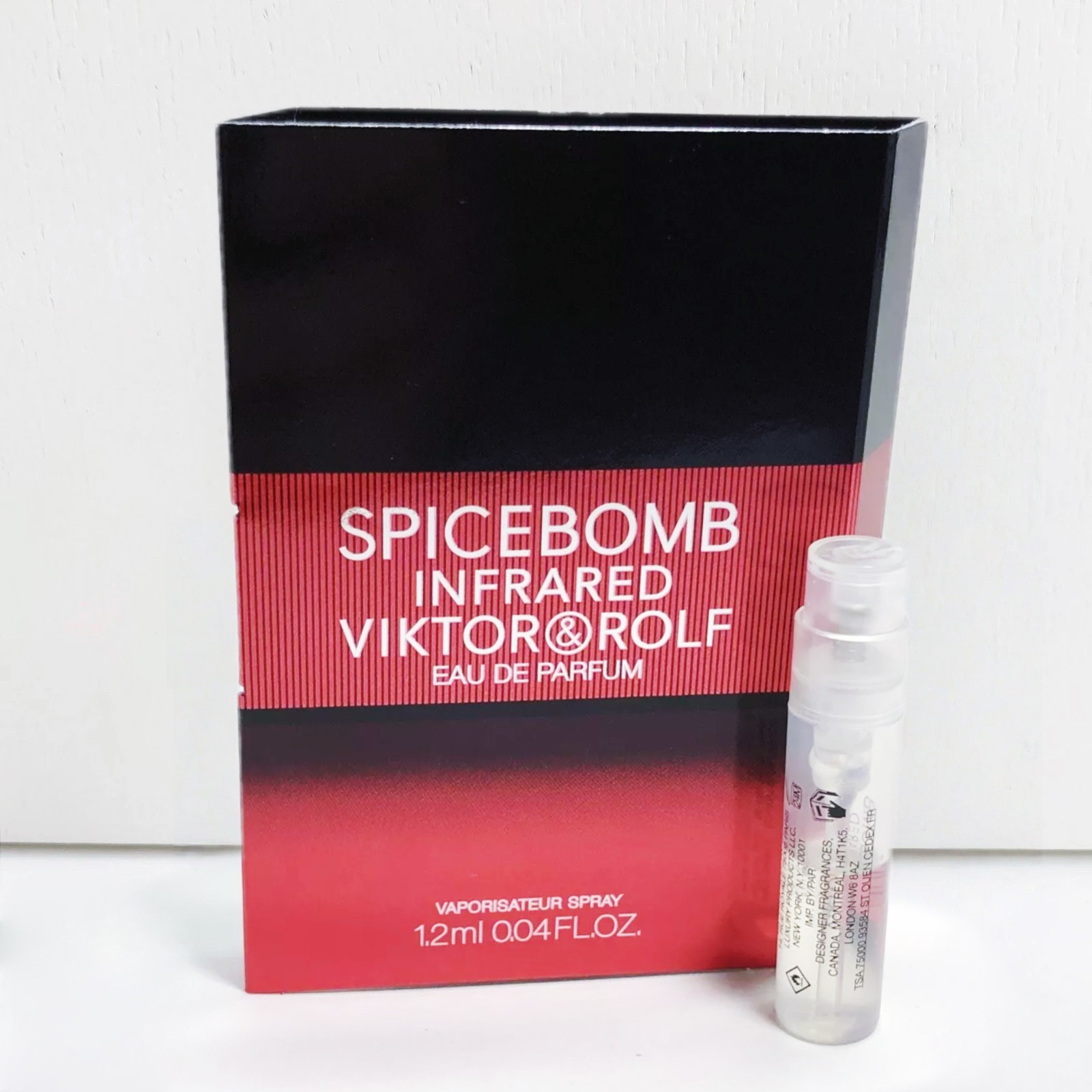 Viktor & Rolf Spicebomb Infrared Eau De Parfum Sample Spray Vial 0.04oz / 1.2mL