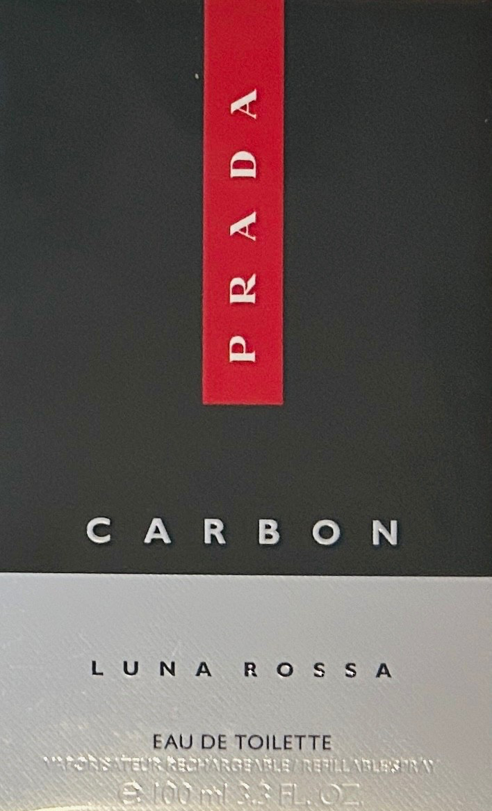 Prada Luna Rossa Carbon Eau De Toilette Spray 3.3 fl oz 100 ml New in Box
