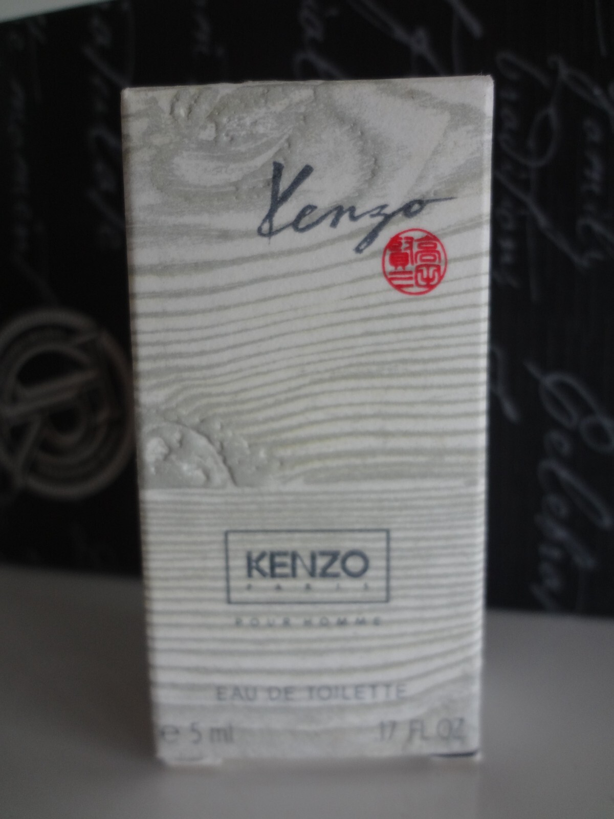KENZO FOR MEN by KENZO 0.17oz-5ml EDT Travel MINI SAMPLE *VINTAGE* AUTHENTIC