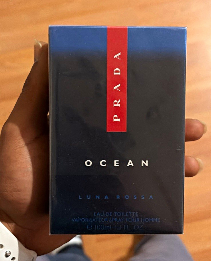 PRADA Luna Rossa Ocean Eau de Toilette Spray, 3.3 fl oz Regular Size