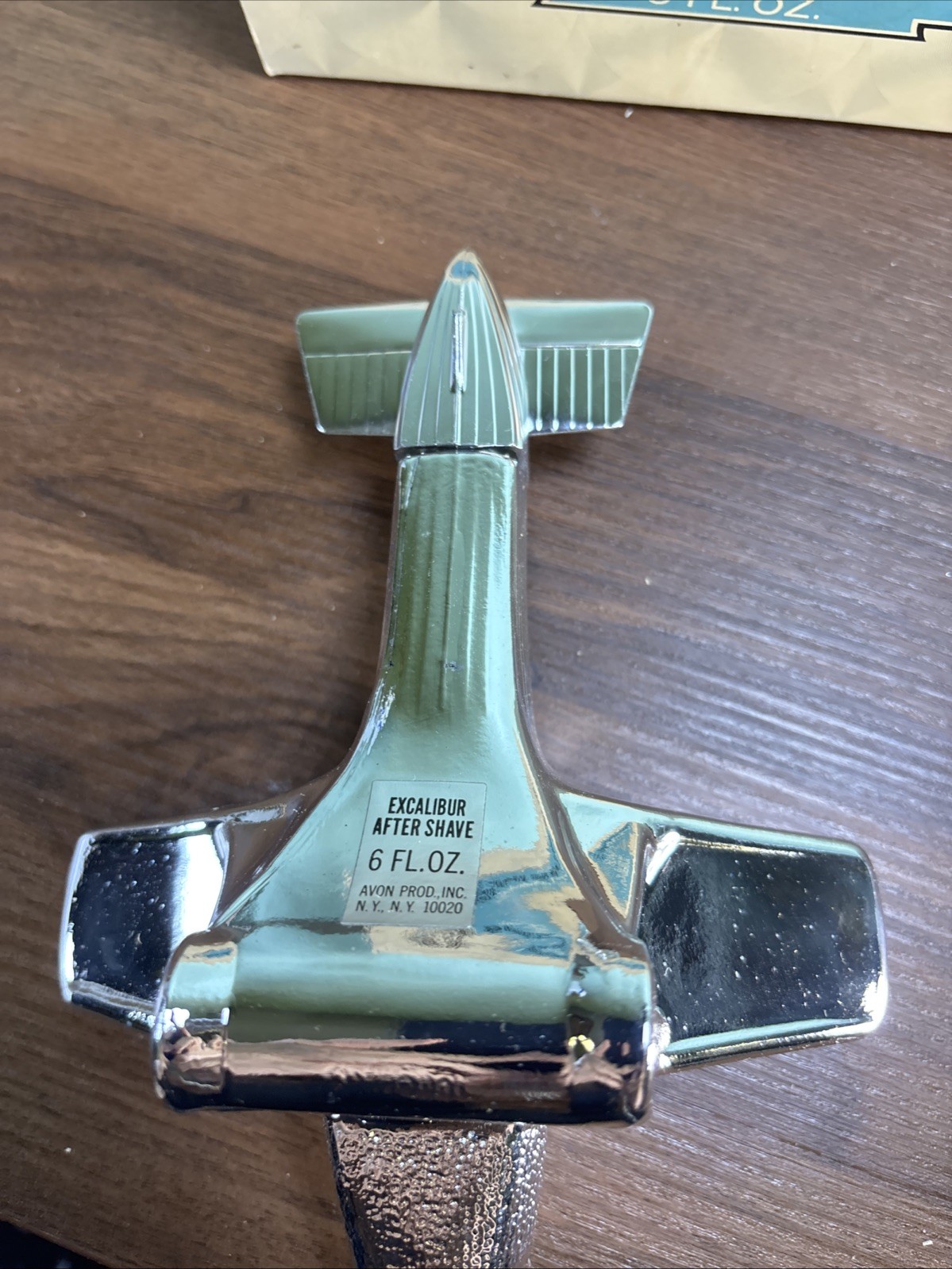 1970s Avon Spirit Of St. Louis WindJammer Airplane Excalibur Aftershave NOS