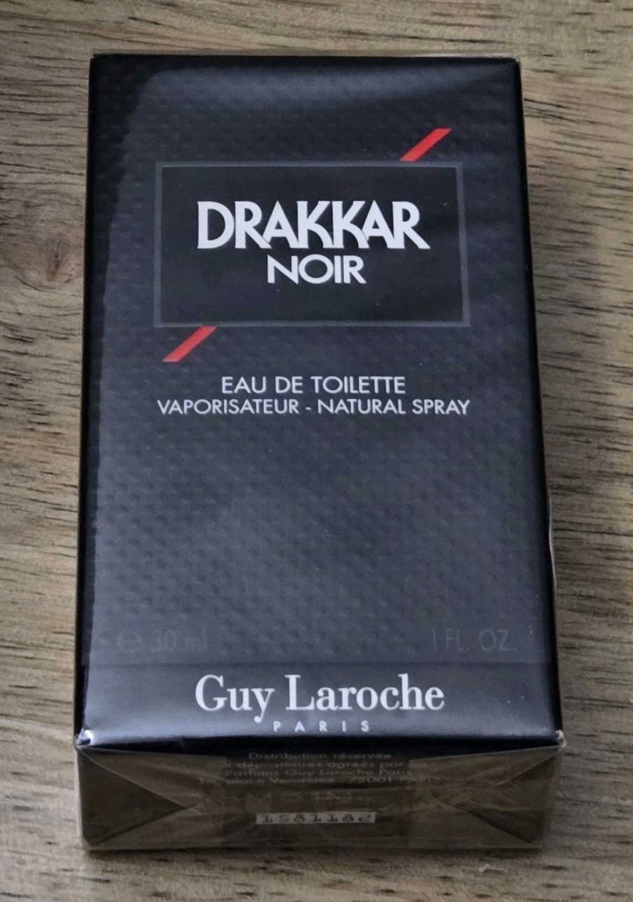 DRAKKAR NOIR GUY LAROCHE EDT SPRAY 1.0 OZ FOR MEN NEW IN SEALED RETAIL BOX