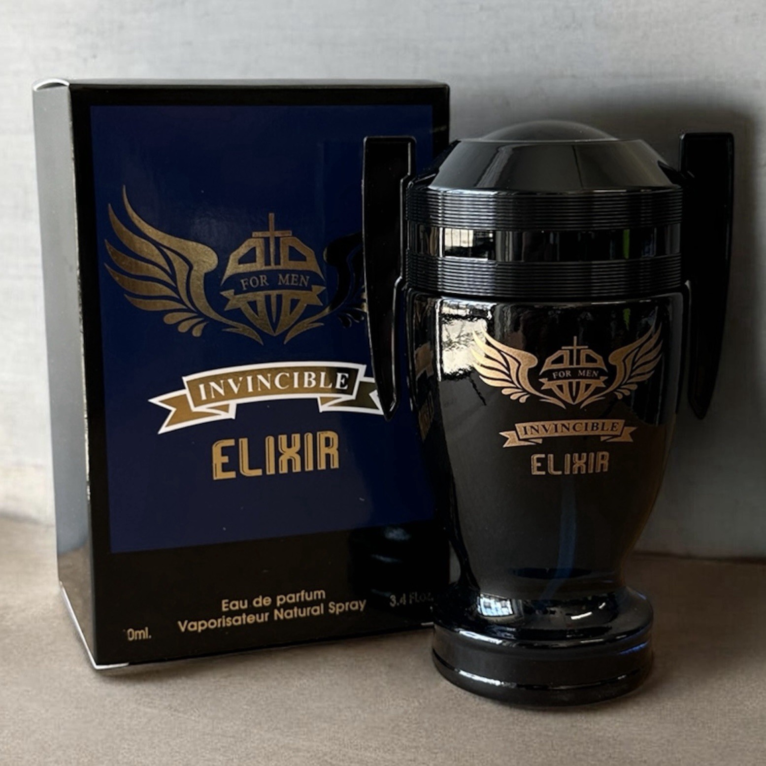 Invincible Elixir Men Cologne Eau De Parfum Long Lasting Natural Spray 100ml.