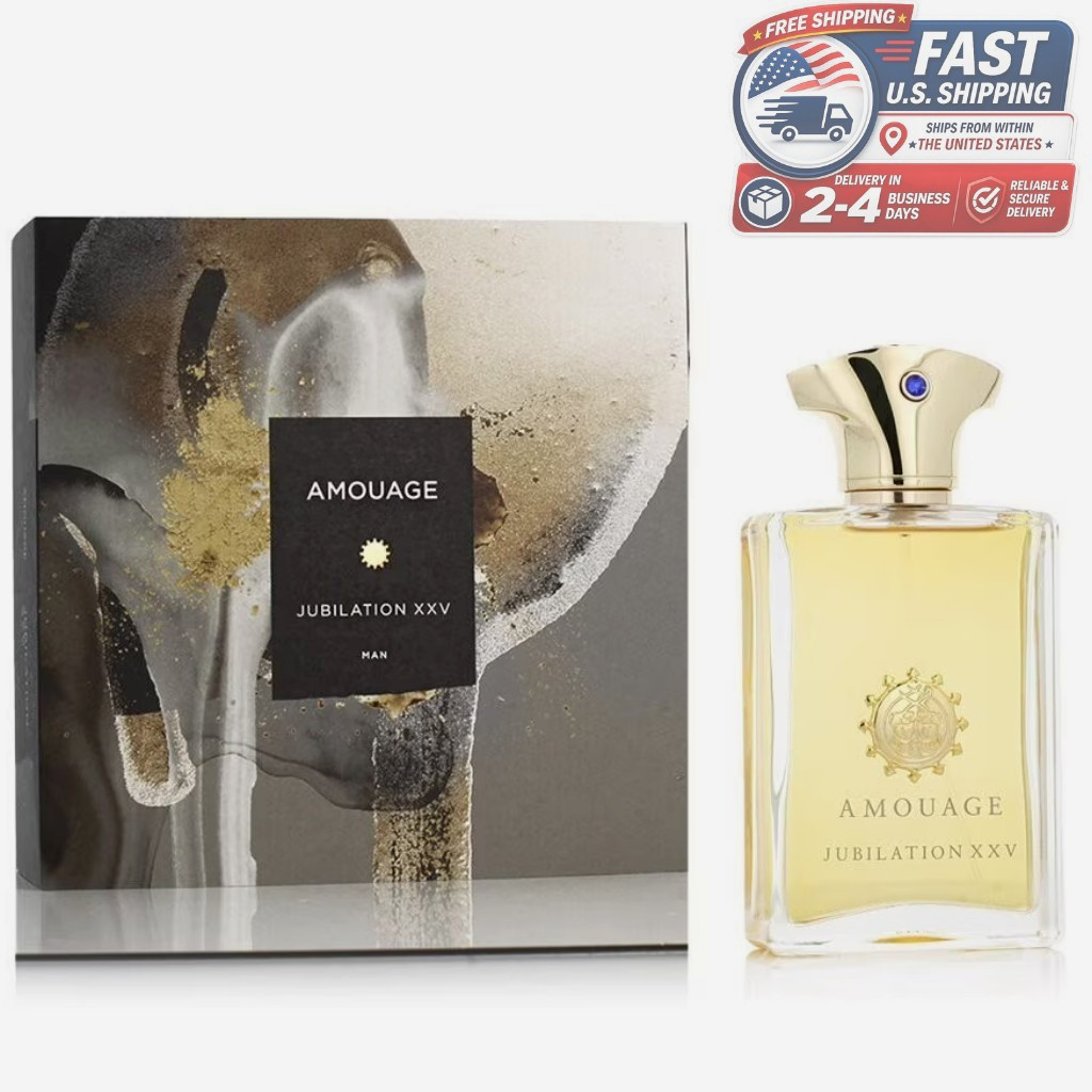Jubilation XXV Mens EDP Spray 3.4 Oz / 100 ml Amber Fougere Fragrance Cologne