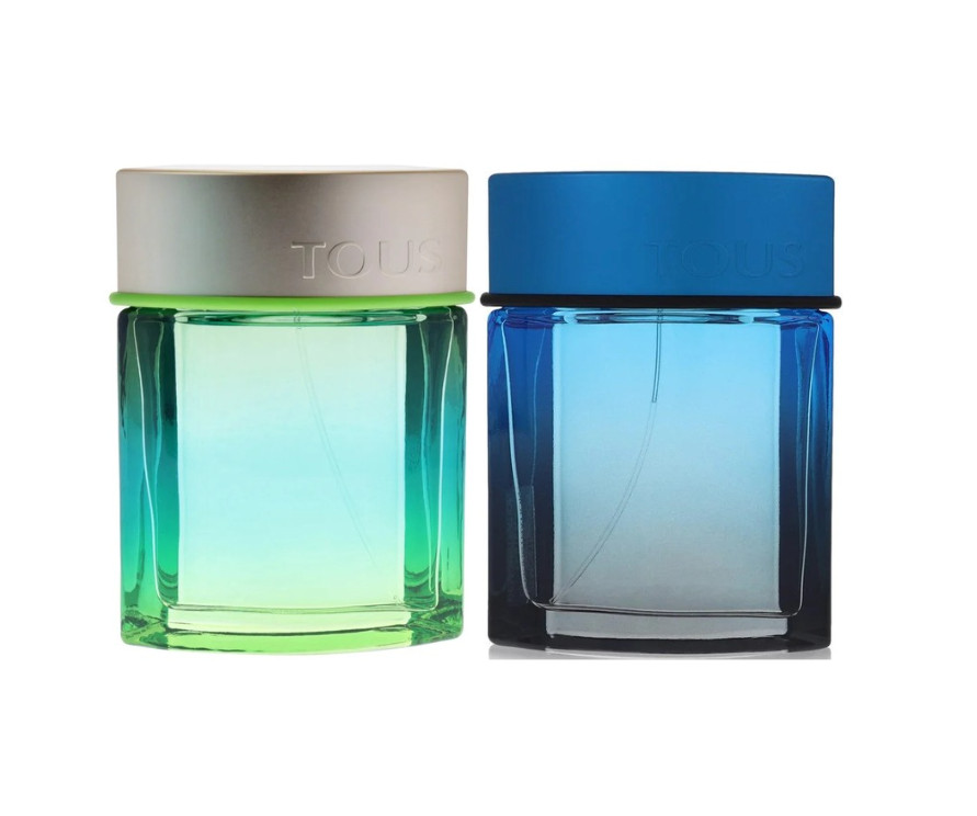 Tous Man Sport 3.4oz EDT + Tous Man Chill 3.4oz EDT Spray for Men| New Sealed