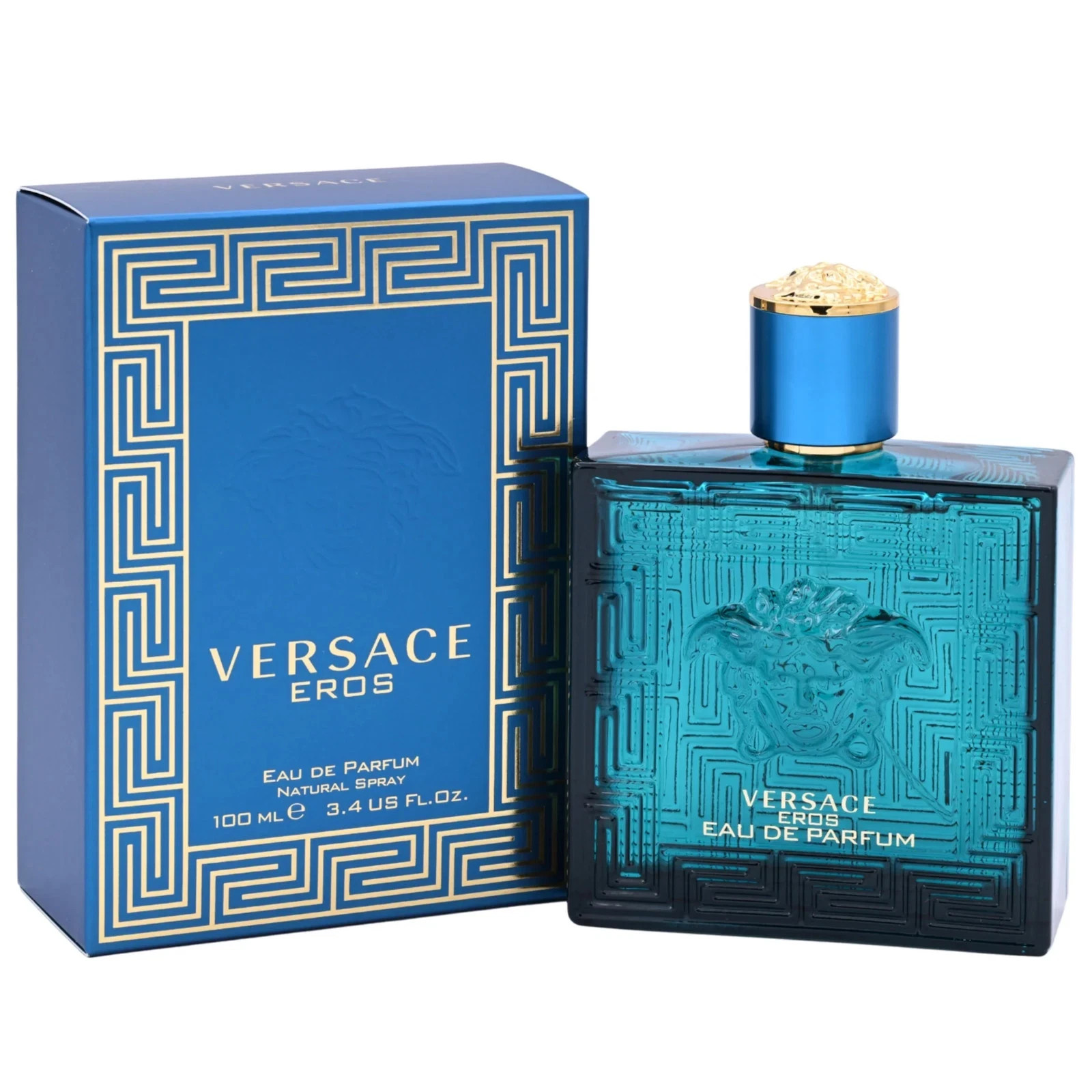 Versace Eros Eau de Parfum 3.4 oz/ 100 ml Men Spray