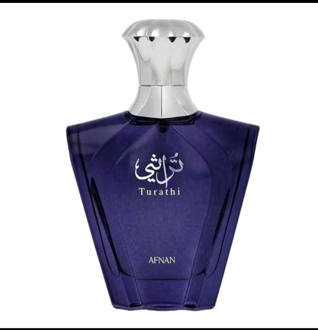 Afnan Turathi Blue Eau De Parfum EDP Men 3.0 oz 90ml Spray New In Box Authentic