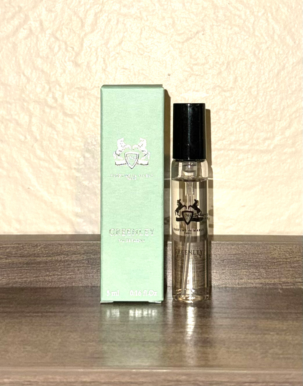 Parfums De Marly GREENLEY EDP Travel Size Sample Spray 0.16oz / 5ml Best price