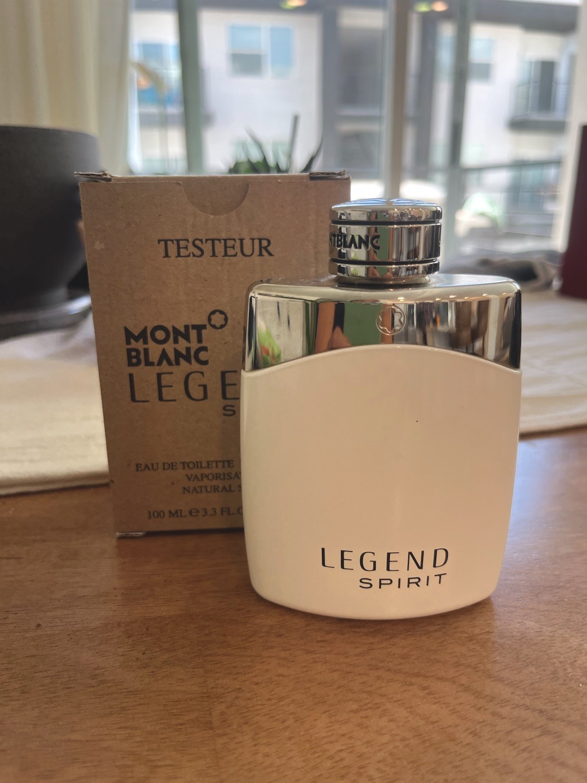Montblanc Legend Spirit Eau de Toilette Spray 3.3 fl oz Tester
