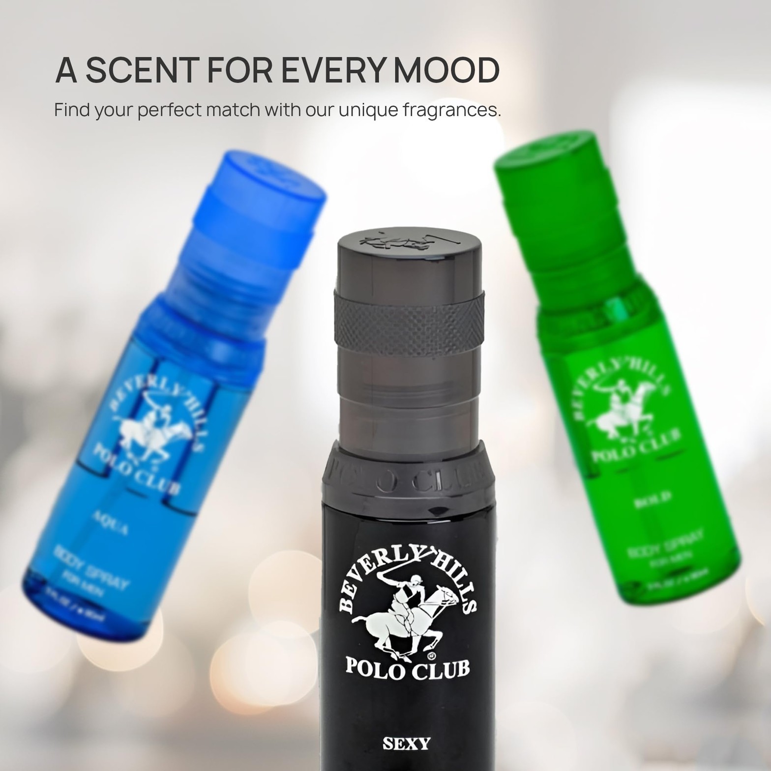 Beverly Hills Polo Club Pocket Collection for Men’s Body Mist Spray (3 FL. OZ)