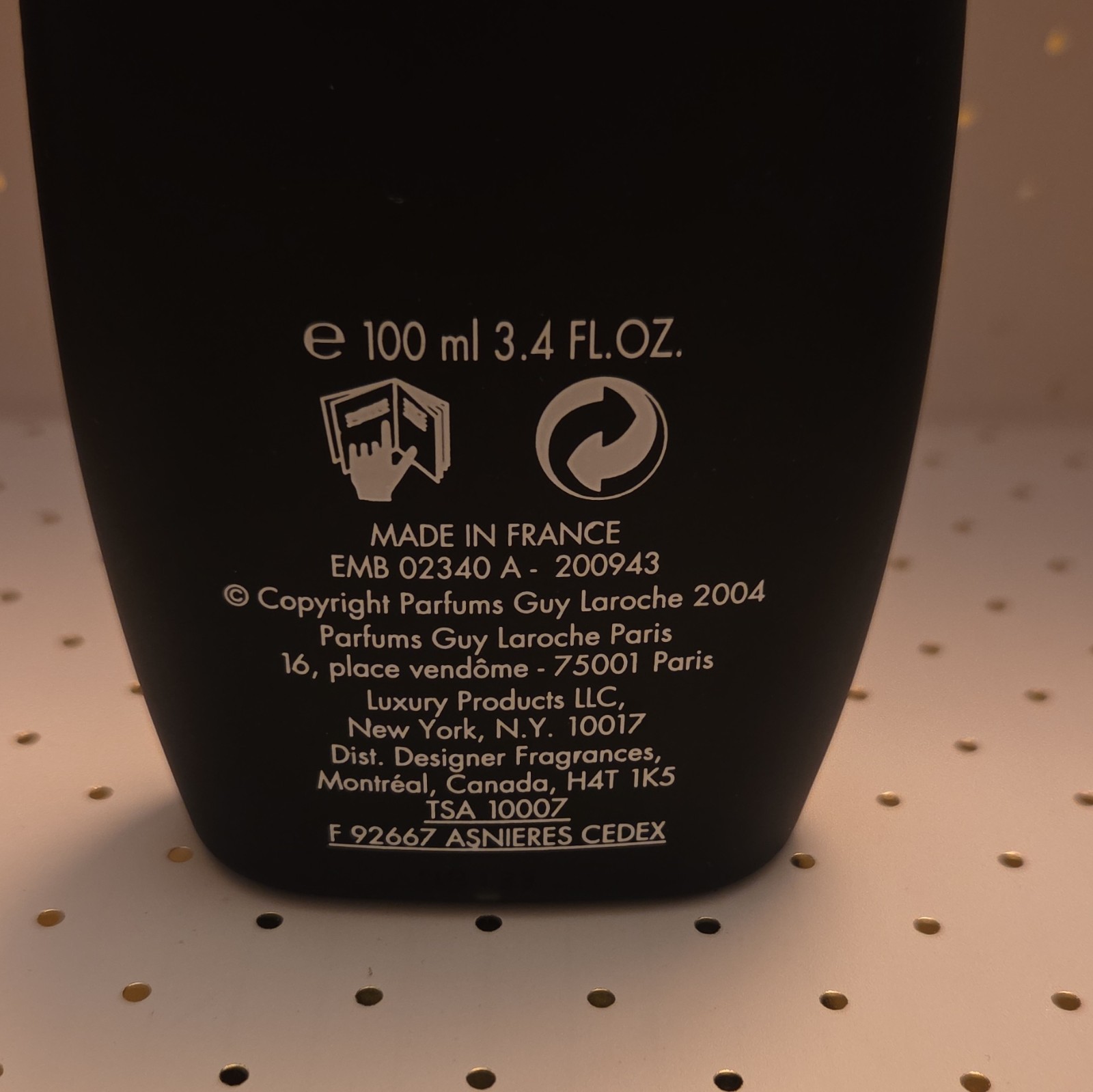 Guy Laroche Drakkar Noir Eau de Toilette Spray, Regular Size 3.4 fl oz