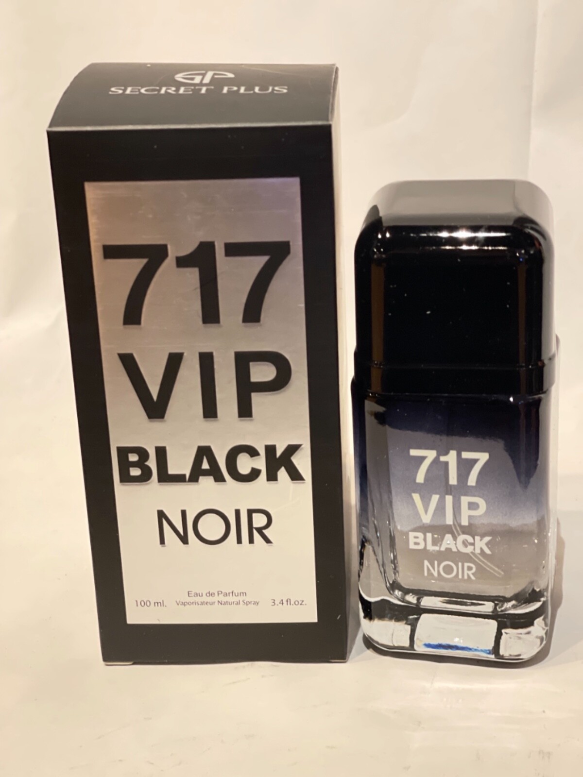 717 VIP BLACK NOIR LATIN edp for Men “212 VIP BLACK DIE HARD FANS” 3.4Oz-12PCS D