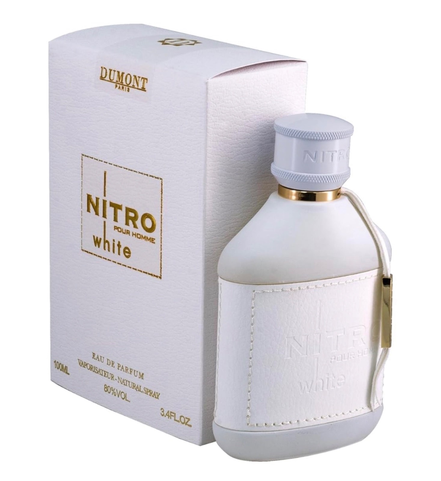 Nitro White Pour Homme by Dumont Paris 3.4 oz EDP Cologne for Men New Free Ship