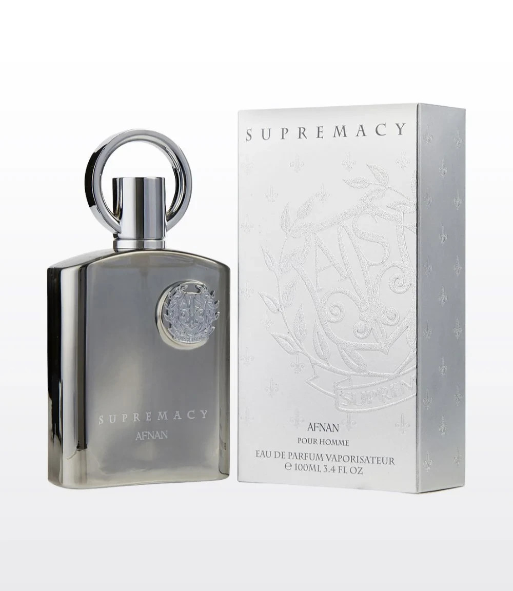 AFNAN Men’s Perfume 100 ml Sumpremacy Silver EDP Eau de Parfum Long Lasting