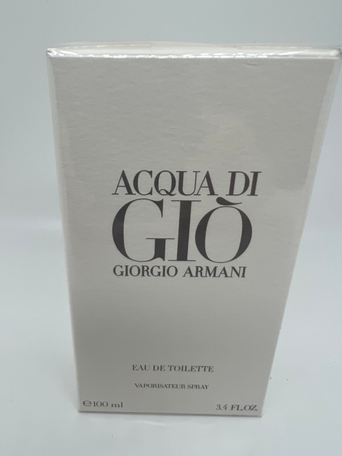 ACQUA DI GIO MEN GIORGIO ARMANI 3.4 FL oz / 100 ML Eau De Toilette Spray Sealed