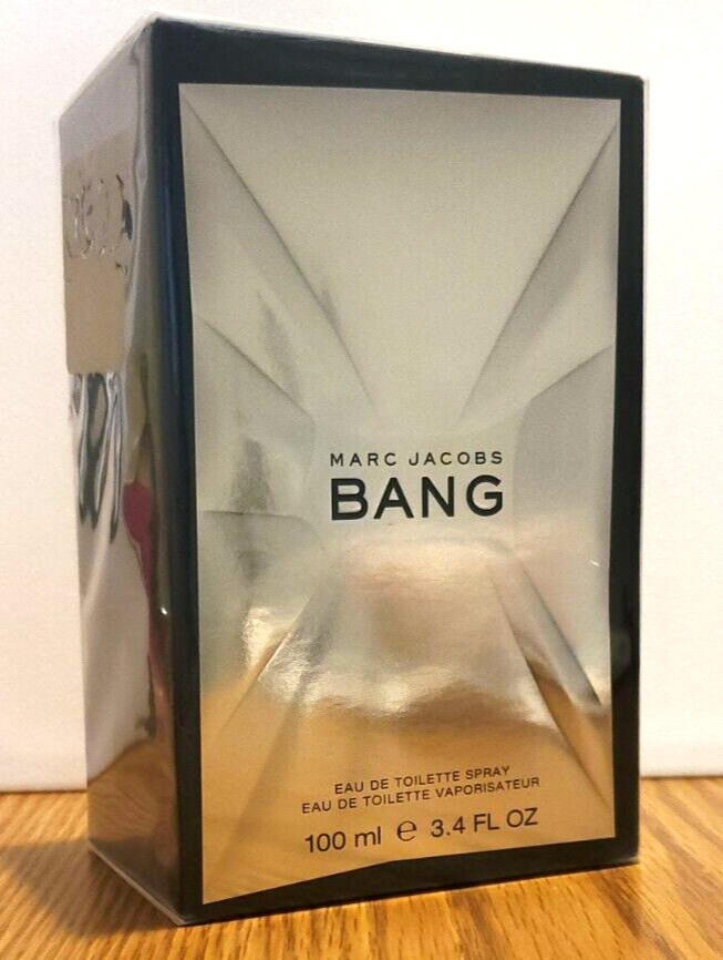 Marc Jacobs BANG 3.4 oz EDT Spray for Men, 100% AUTHENTIC, SEALED, Cologne