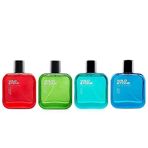 Wild Stone Edge Forest Spice Hydra Energy Ultra Sensual Perfume Pack 4pcs 30ml