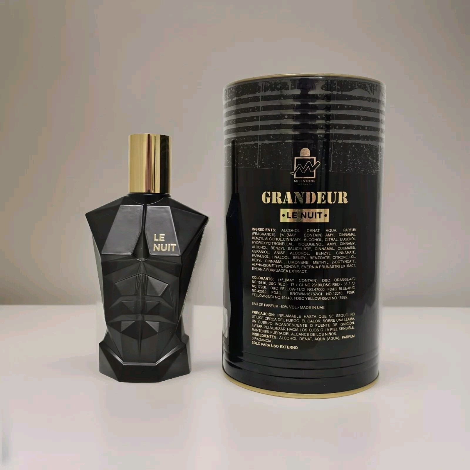 Grandeur Le Nuit Milestone for Men 100ml 3.4.Oz Eau de Parfum Spray