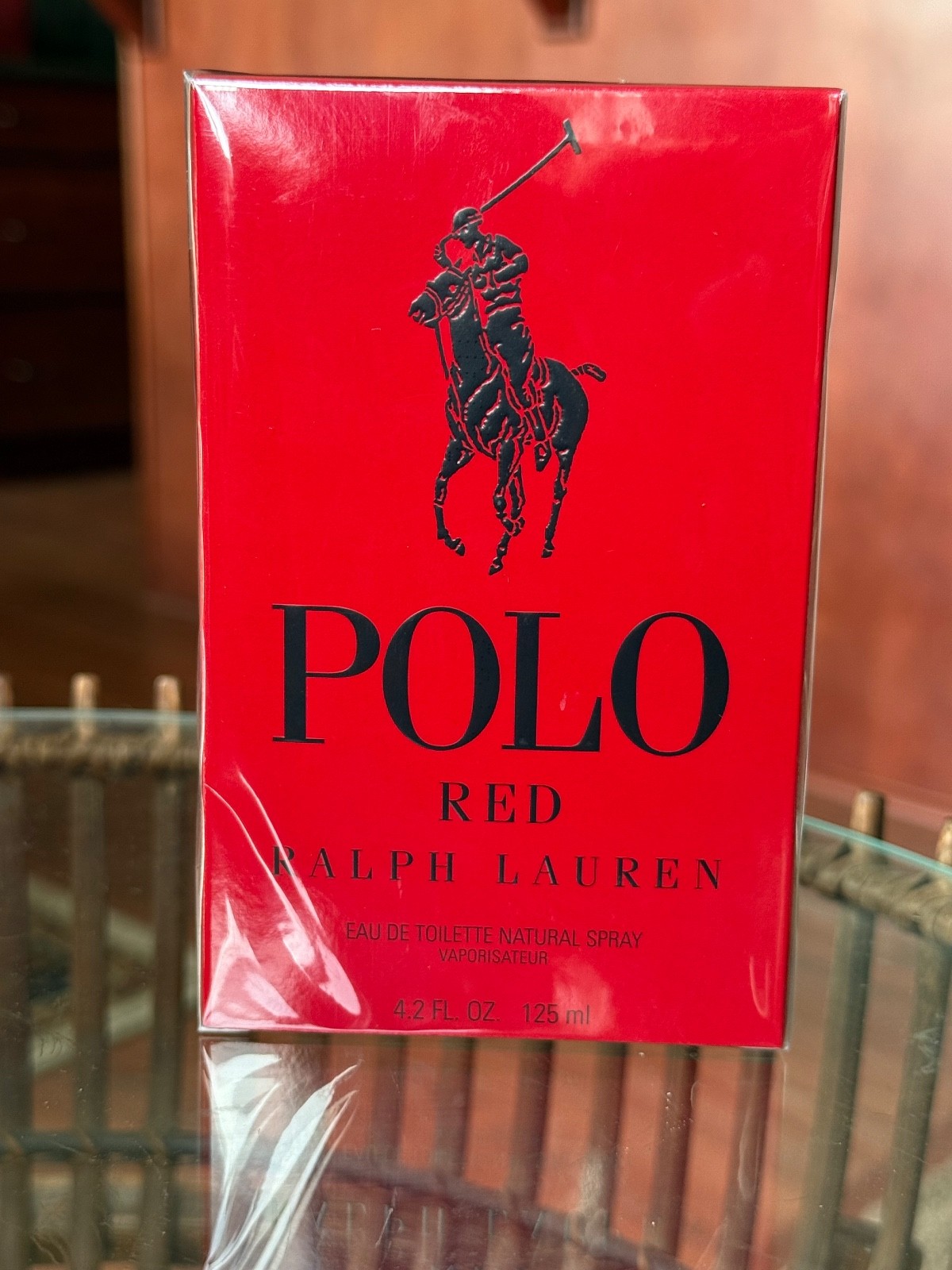 Polo Red by Ralph Lauren for Men 4.2 oz Eau de Toilette Spray New 100% AUTHENTIC