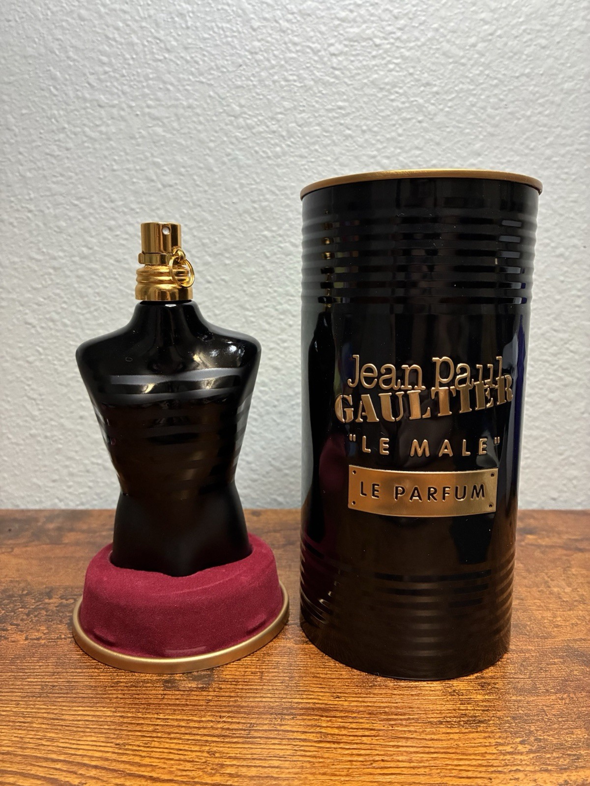 Jean Paul Gaultier Le Male Le Parfum Spray 4.2 fl oz w/ Black Tin Can