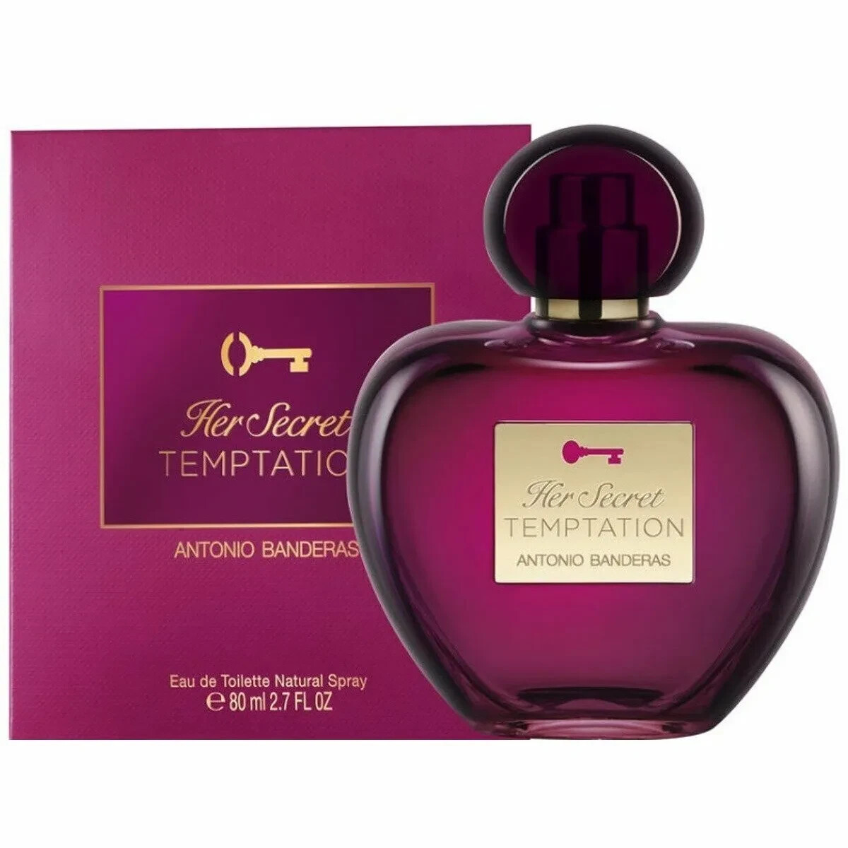 Her Secret Temptation by Antonio Banderas for her EDT 2.7 oz New in Box