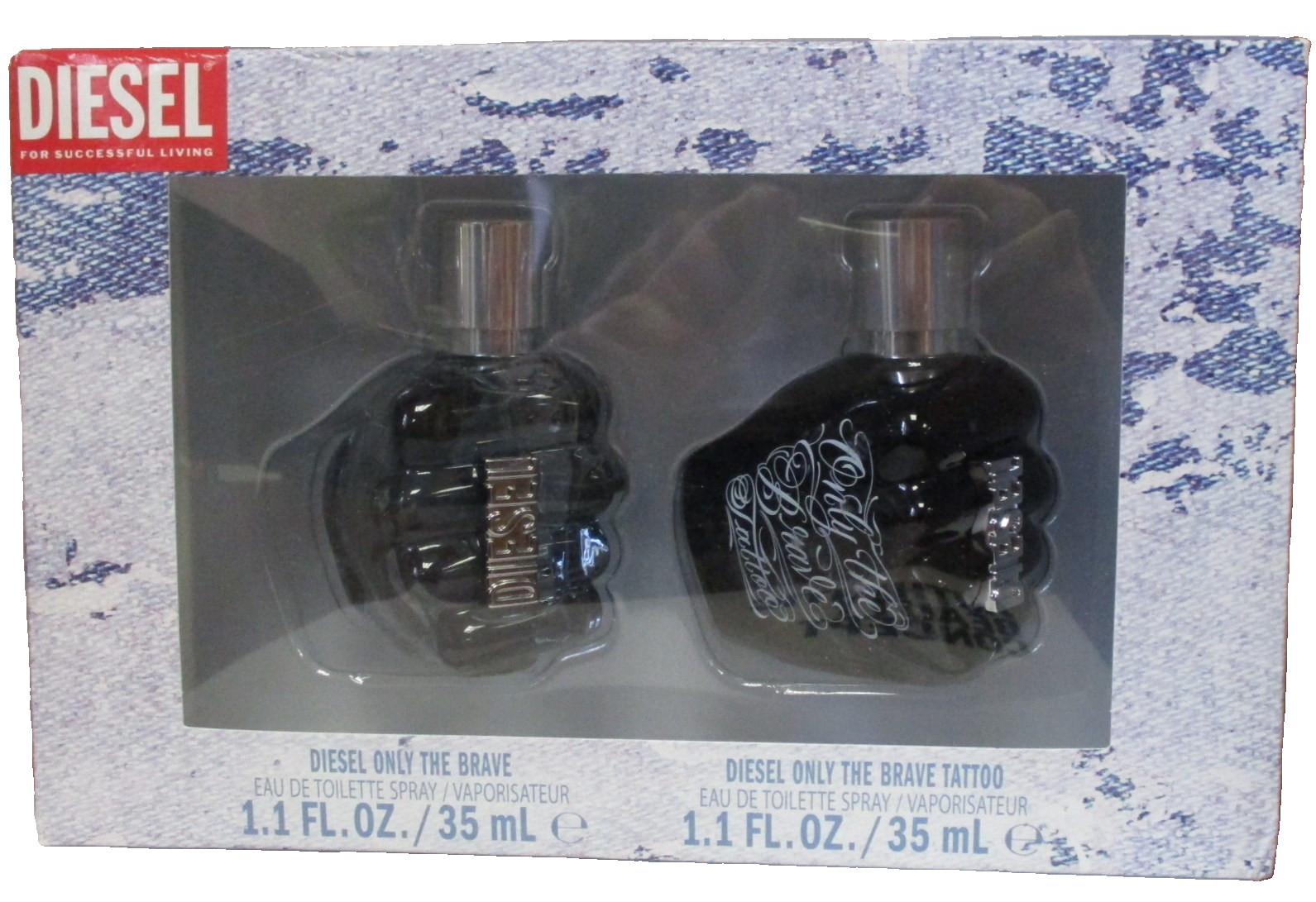Diesel Only the Brave + Only The Brave Tattoo 1.1 oz 2 Piece Gift Set