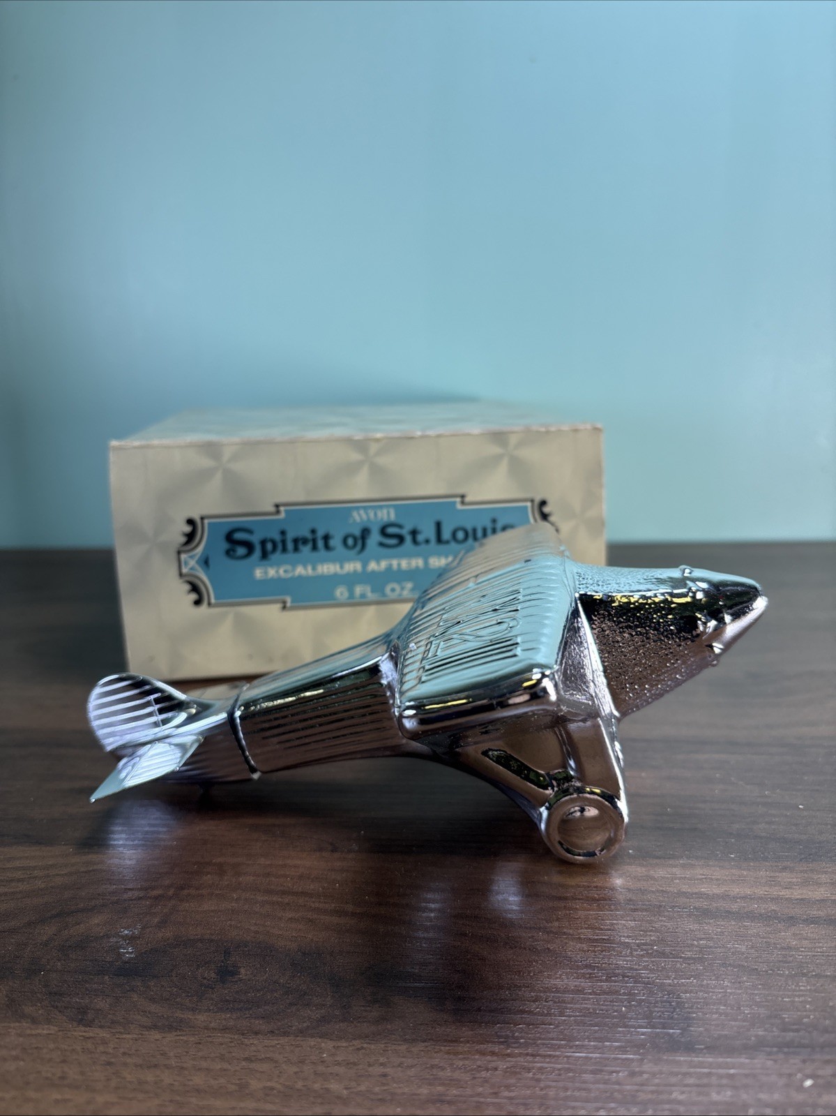 1970s Avon Spirit Of St. Louis WindJammer Airplane Excalibur Aftershave NOS