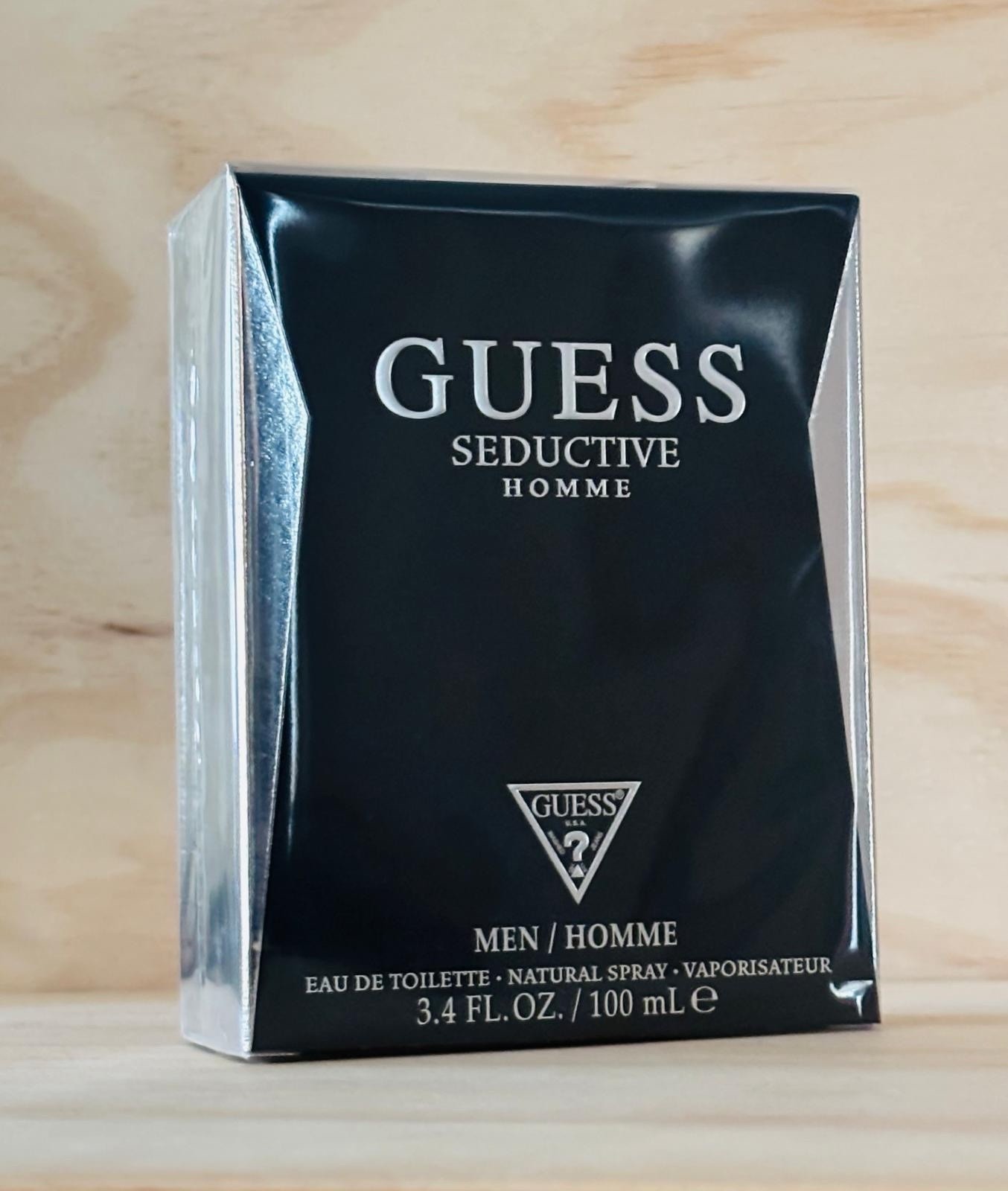 GUESS Seductive Homme For Men EDT Spray ~ 3.4 Oz / 100 ml ~ New Sealed Box