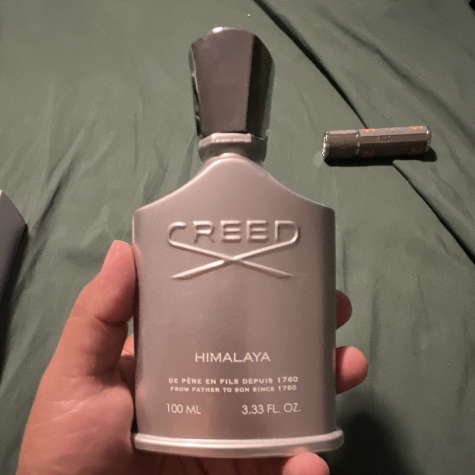 Creed Himalaya Eau de Parfum 3.33 fl oz / 100 mL and Creed atomizer