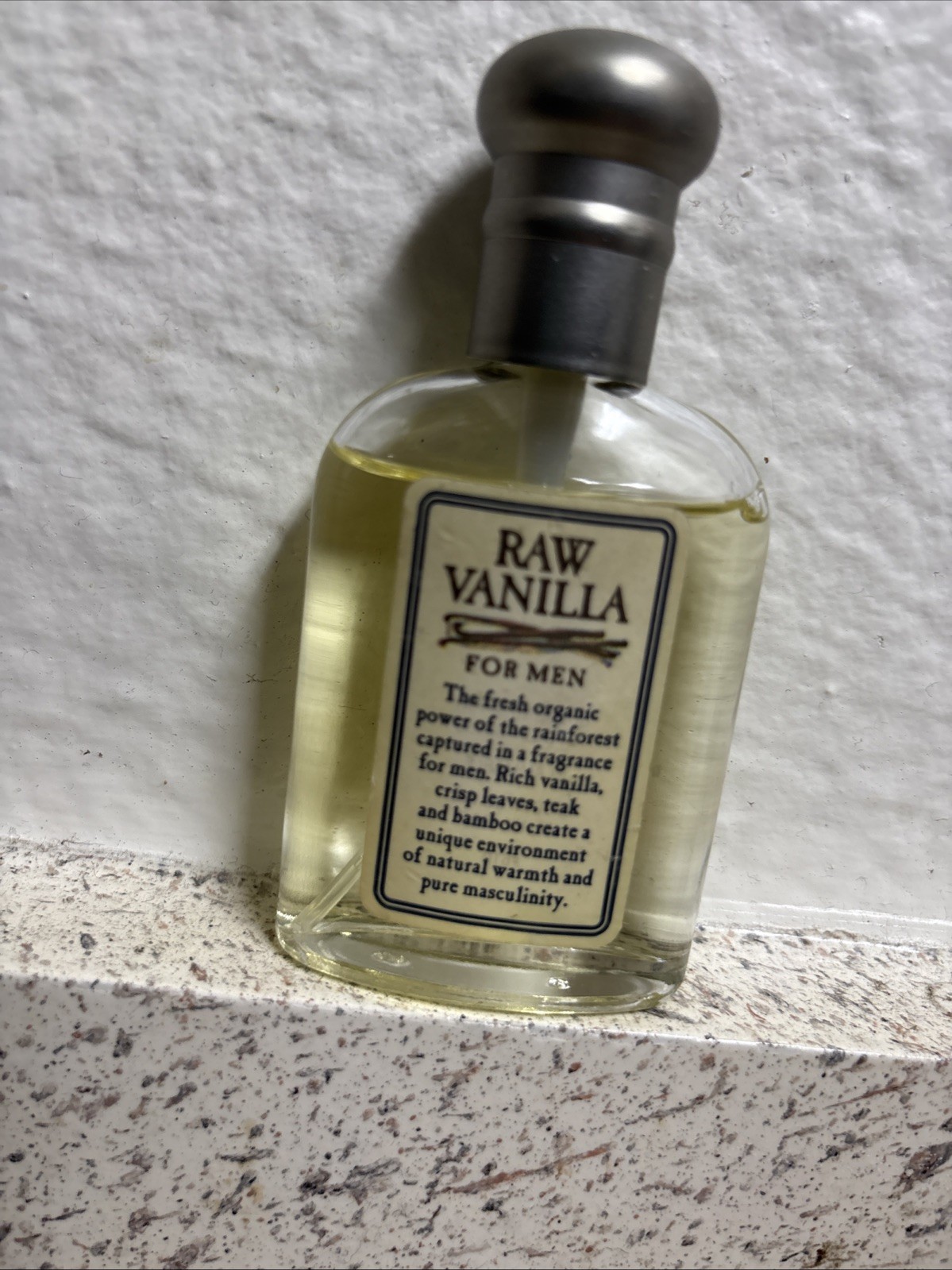 Raw Vanilla Coty Eau De Cologne Spray Men 1.0 FL Oz 30 Ml