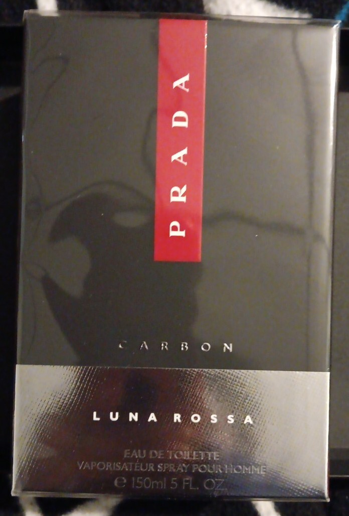 Prada Luna Rossa Carbon 5.0oz/150 ml Eau De Toilette For Men Spray NIB Sealed
