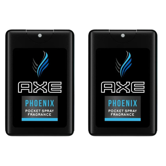 Axe Phoenix Pocket Spray Fragrance Men’s 0.57 oz Travel Size 2-pack