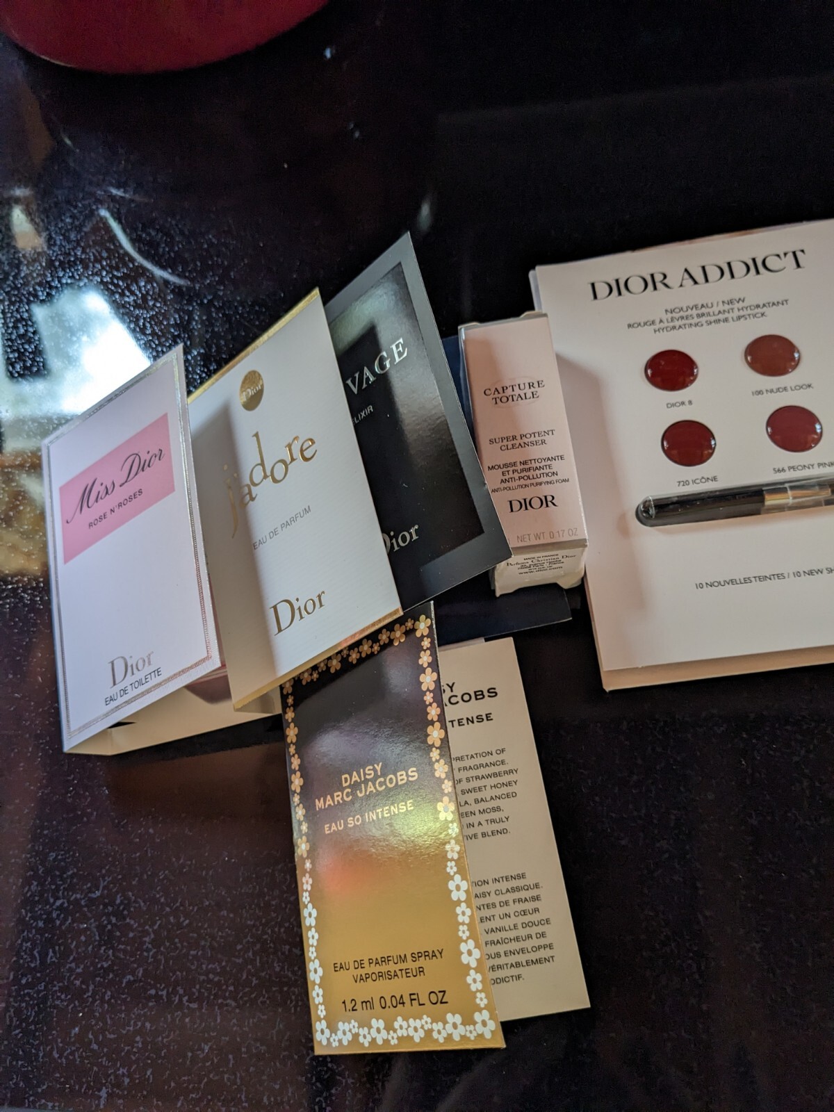 Small Lot Sample Virals from Dior And Men’s Cologne, Lip Sampler, Face Cleanser